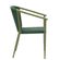 15 Cadeira Empilhavel Oliveta Rivatti 57 cm -Largura- Estrutura em Aluminio e Corda Nautica Verde